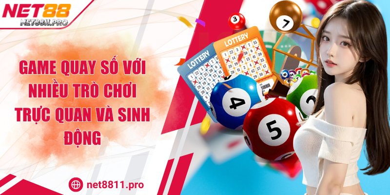 Game quay số với nhiều trò chơi trực quan và sinh động